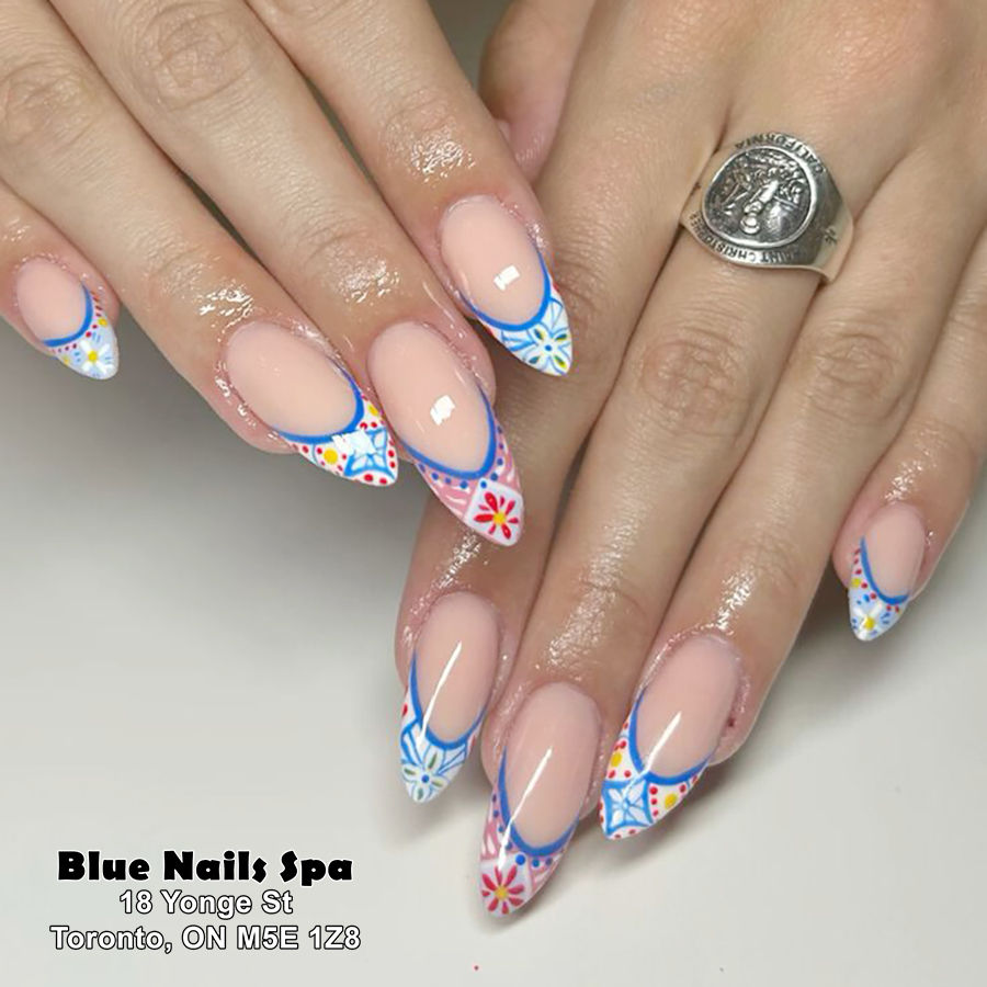 Summer Nails | Blue Nails Spa